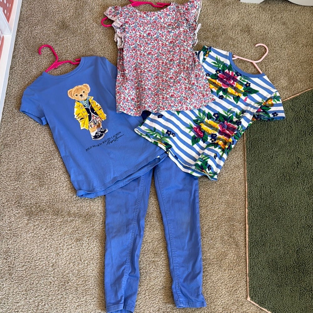 Polo by Ralph Lauren Shirts and Pants Bundle Size 7